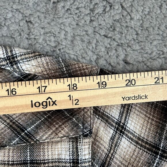 Vintage Wrangler Pearl Snap Shirt Western Men's Large Y2K Cowboy Rancher Work - Picture 9 of 15